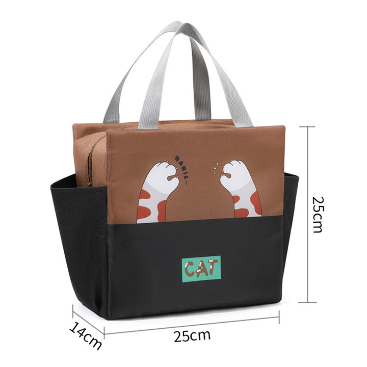 Spaß Fußball-Themen isolierte Lunch-Tasche Karnz