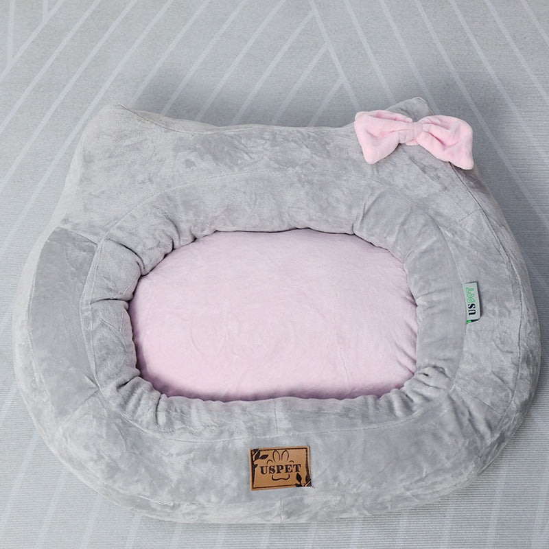 Weiches Stoff-Hundebett