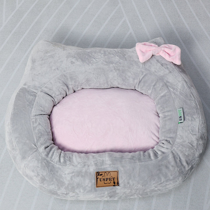 Weiches Stoff-Hundebett