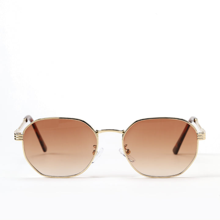 Damen modische Sonnenbrille mit hochwertigem Metallrahmen und eleganten Gläsern Karnz