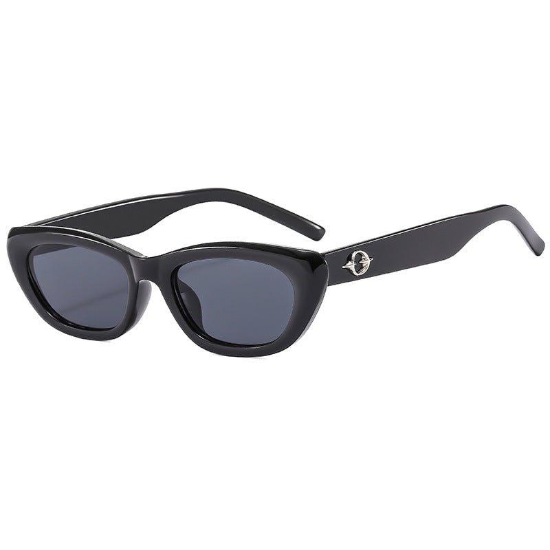 Damen exklusive Cat-Eye-Sonnenbrille mit stilvollen Details Karnz