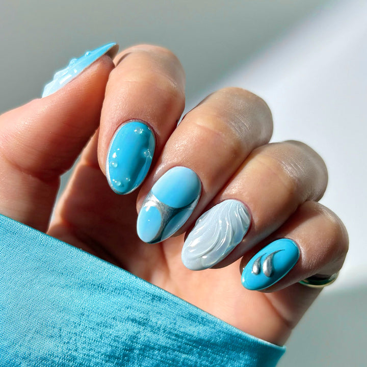 Kreative und kunstvolle Nagelkunst Steine Karnz