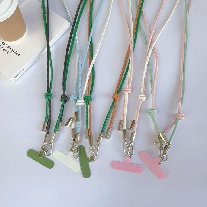 Stylische Zweifarbige Schlüsselband mit Clip Karnz