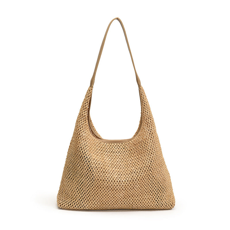 Handgewebte Strohtasche