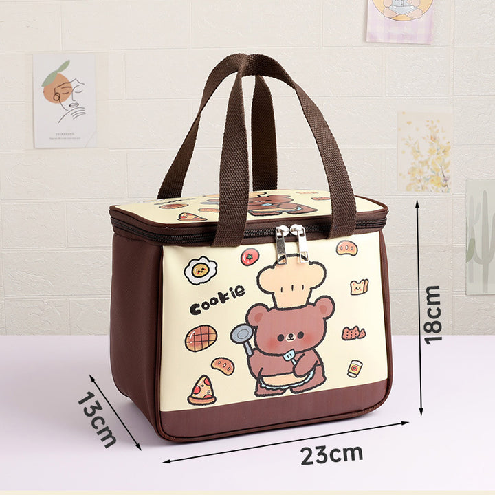Isolierter Cartoon Lunch Tote Karnz