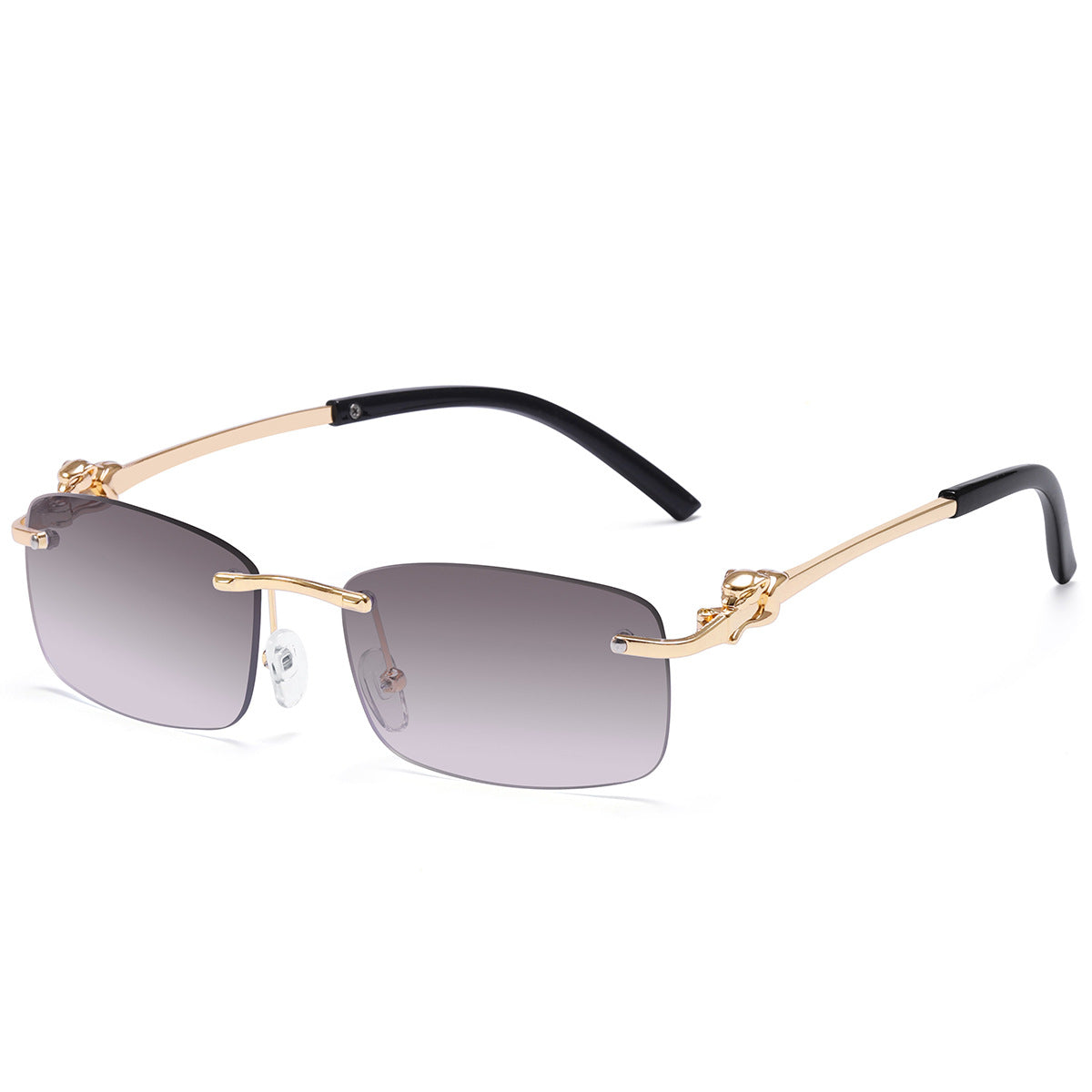 Damen elegante Sonnenbrille mit aufwendig gestaltetem Metallrahmen Karnz