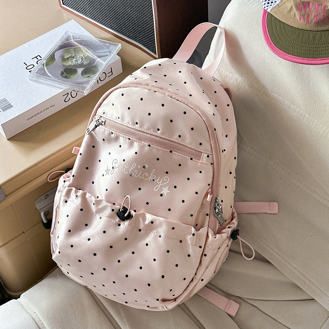 Leichte Rucksack mit Punkten Muster Karnz