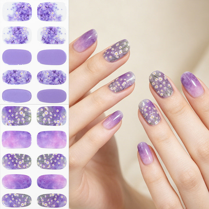 Blumendesign-Nagelwraps