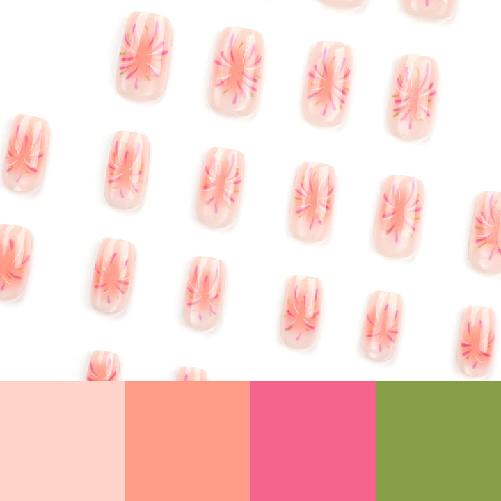 Künstliche Nagelkunst mit funkelnden Akzenten und spezieller Gestaltung Karnz