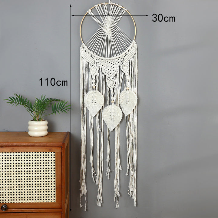 Bohemian Macramé Wandbehang Karnz