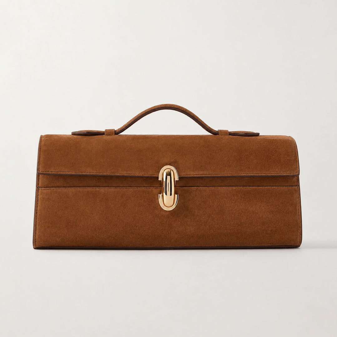 Elegante Wildleder Handtasche