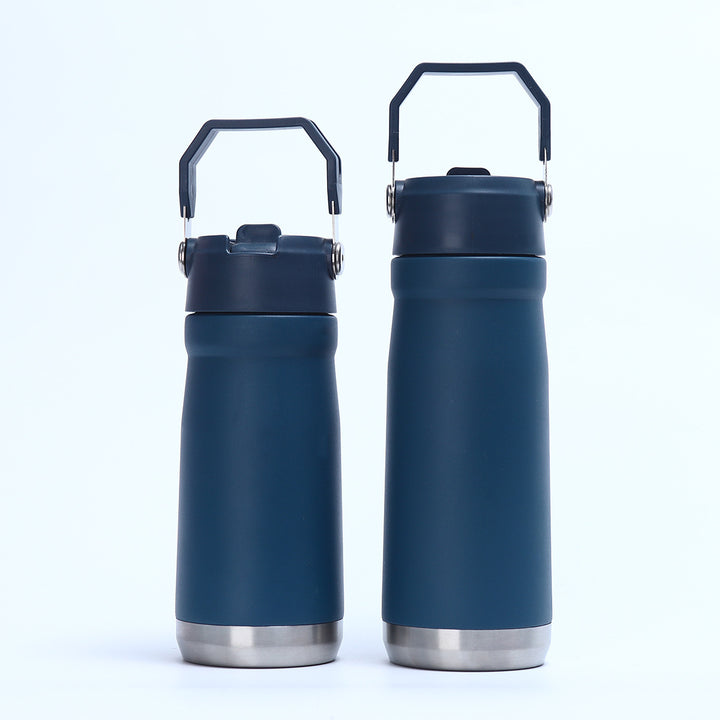 Damen Praktische Isoliertrinkflasche mit klappbarem Tragegriff Karnz