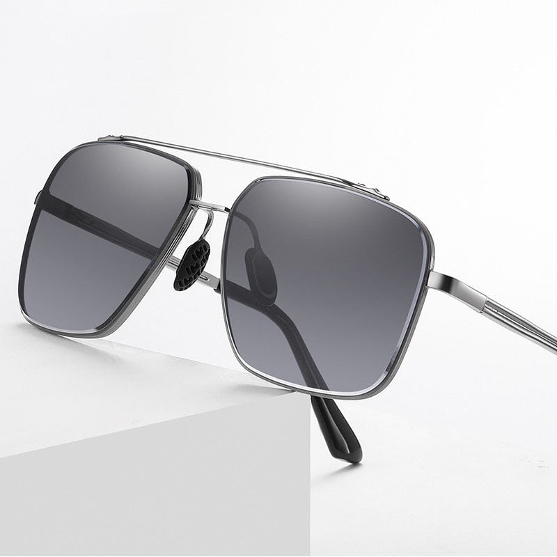 Damen Modische Sonnenbrille mit hochwertigem Metallrahmen und polarisierenden Gläsern Karnz