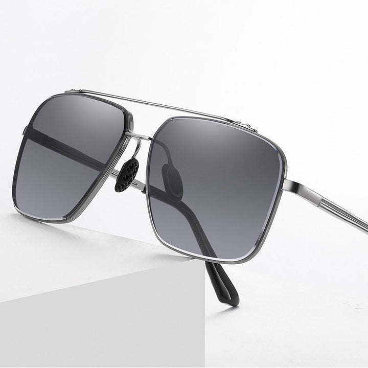 Damen Modische Sonnenbrille mit hochwertigem Metallrahmen und polarisierenden Gläsern Karnz