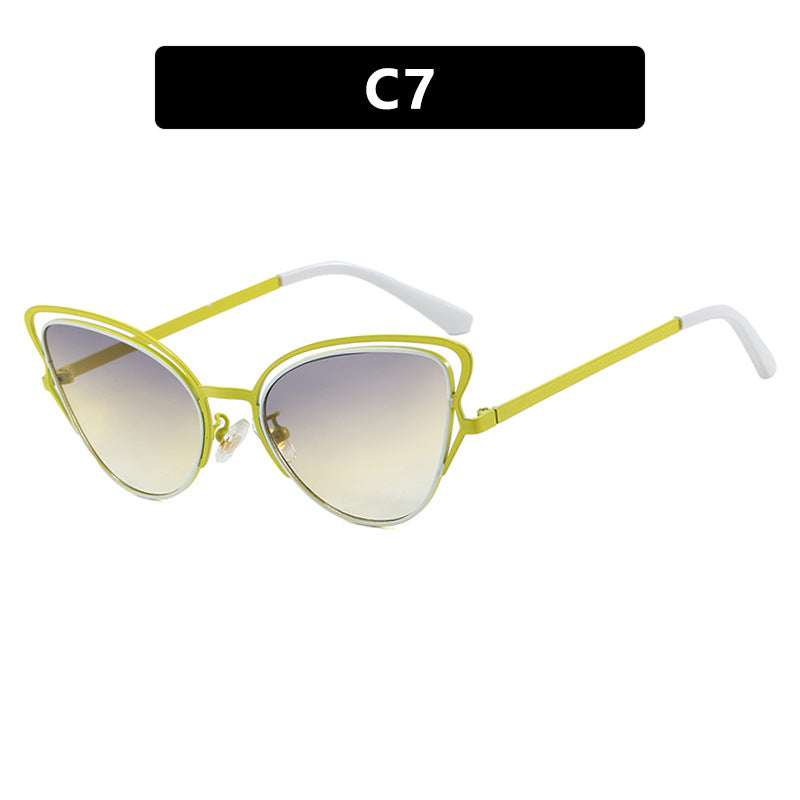Damen Cat-Eye Brille mit edlem Metallrahmen und komfortabler Passform Karnz