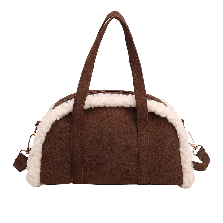 WoCozy Plüschtextur Handtasche Karnz