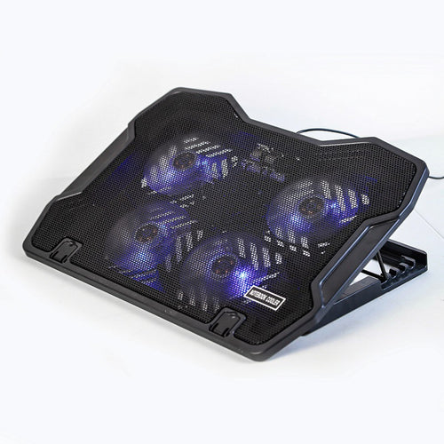 Laptop-Kühler mit Quattro Lüftern und Rgb-Beleuchtung Karnz