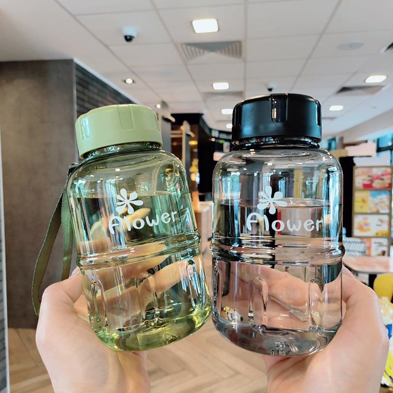 Damen Praktische Wasserflasche mit abnehmbarer Trageschlaufe Karnz