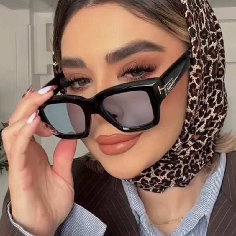 Damen trendige oversized Sonnenbrille Karnz