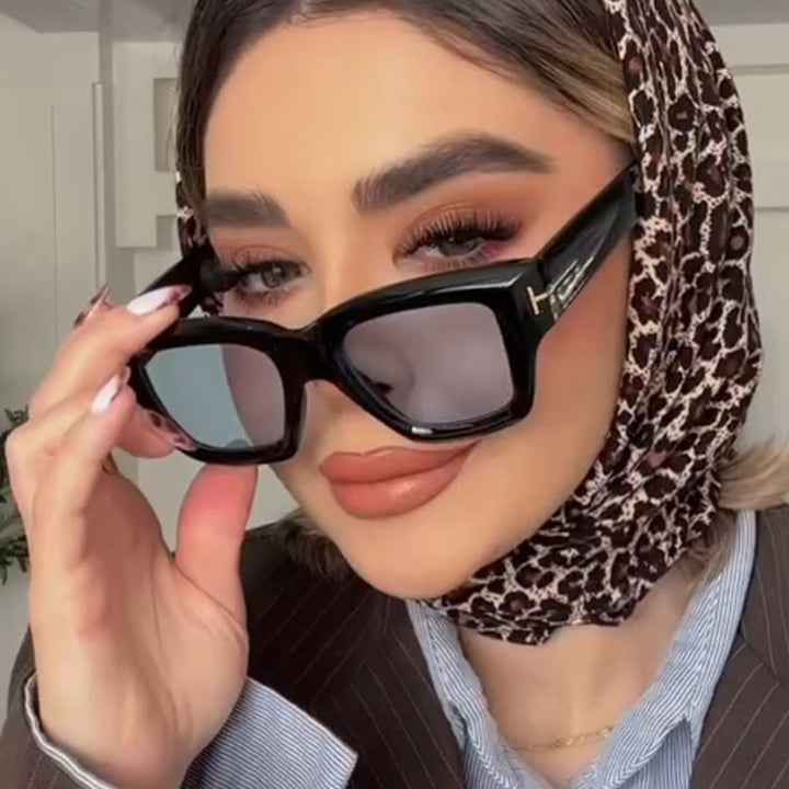 Damen trendige oversized Sonnenbrille Karnz