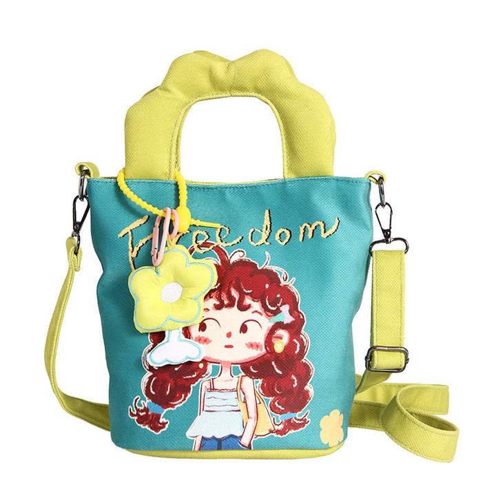 Plüsch-Handtasche Im Frechen Kindermotiv Karnz
