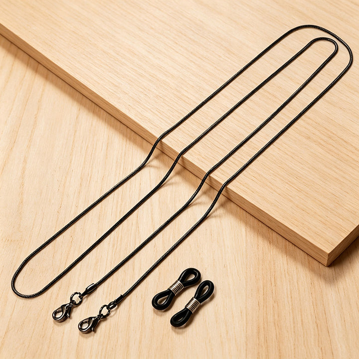 Verstellbare Metallische Sonnenbrillen Kette Karnz