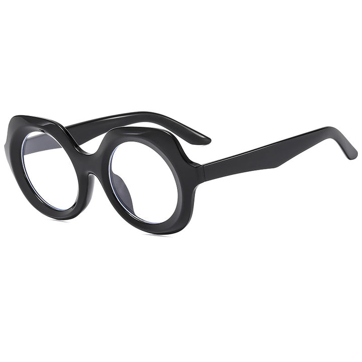 Damen Designer-Sonnenbrille mit extravagantem Schildpatt-Rahmen Karnz