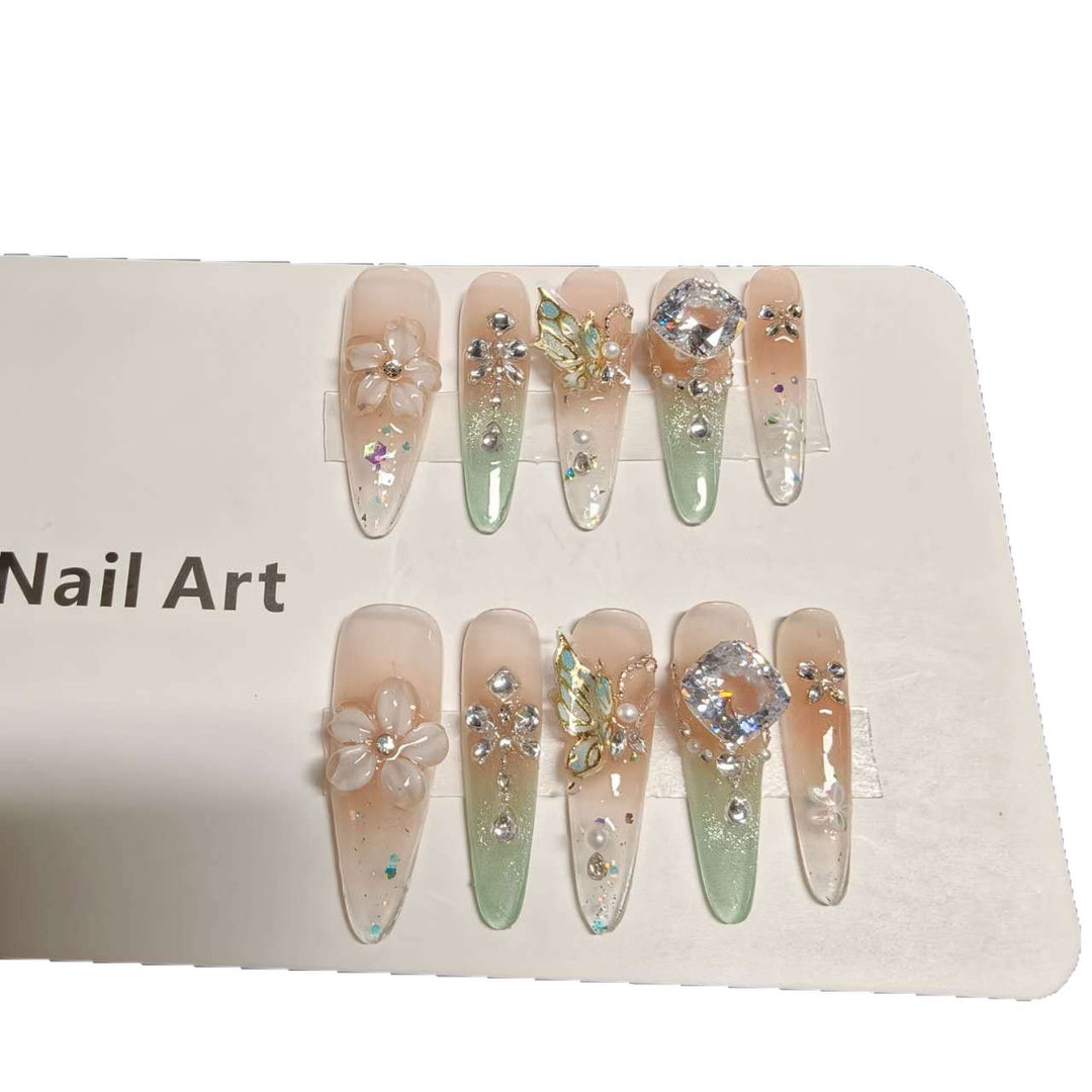 Luxus 3D Blumen Druck-Nagel Kunstatelier Set