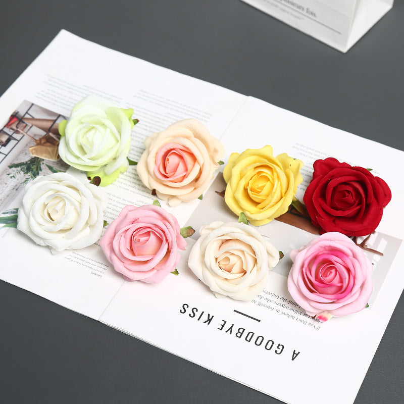 Elegante Seidenrosen-Nadel für dekorative Zwecke