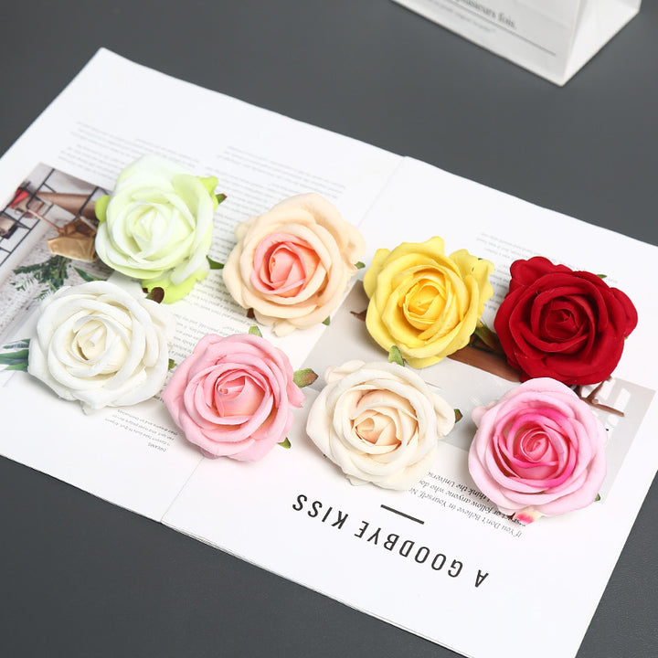 Elegante Seidenrosen-Nadel für dekorative Zwecke