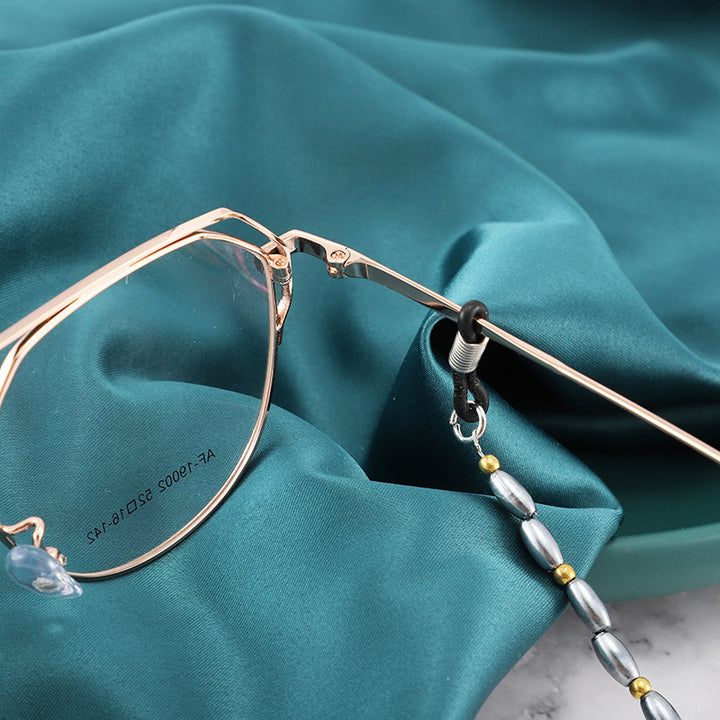 Stylische Perlenbrille Kette Karnz