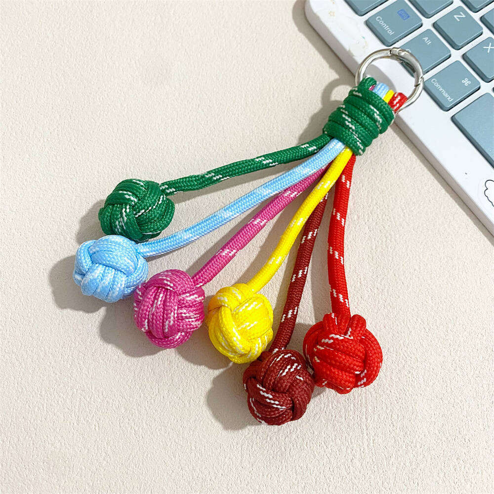 Bunte Knoten Dekor Schlüsselanhänger Karnz