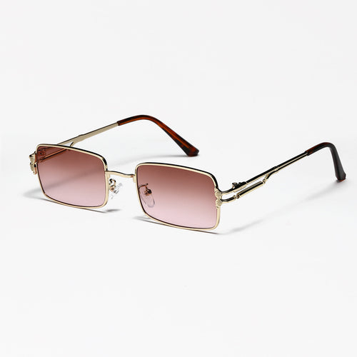 Damen stilvolle Sonnenbrille mit angesagtem rechteckigen Rahmen Karnz
