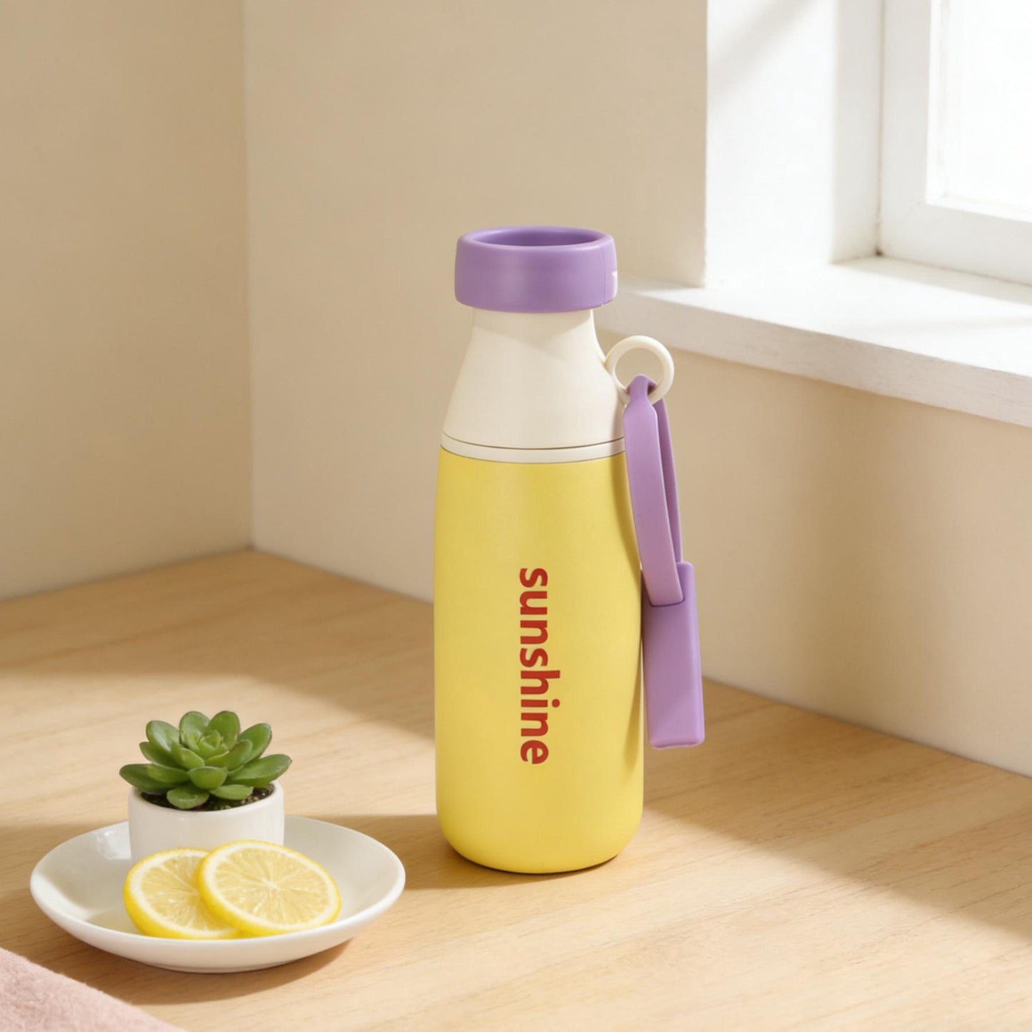 Damen Isolierte und strapazierfähige Sporttrinkflasche Karnz
