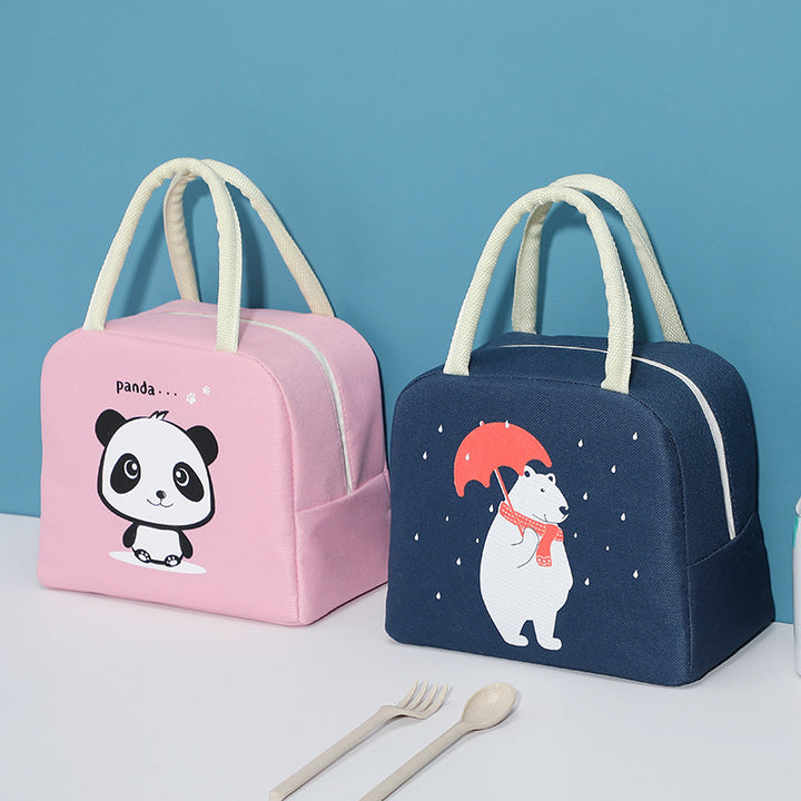 Verspielte isolierte Lunch-Tasche Karnz