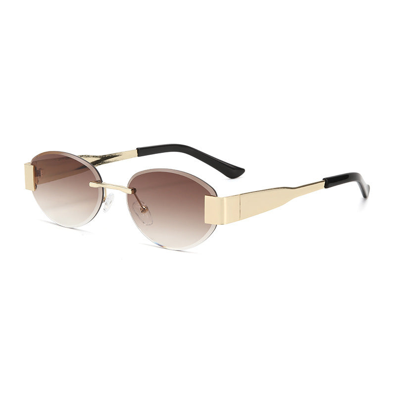 Damen glamouröse Sonnenbrille mit klarem, elegantem Rahmen und schützendem UV-Filter Karnz