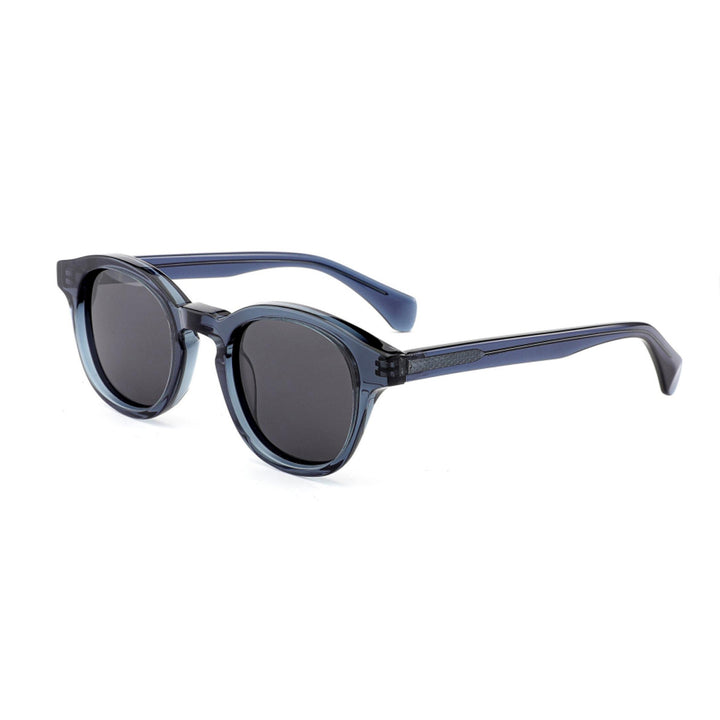 Damen modische Sonnenbrille im stilvollen Rundrahmen Karnz