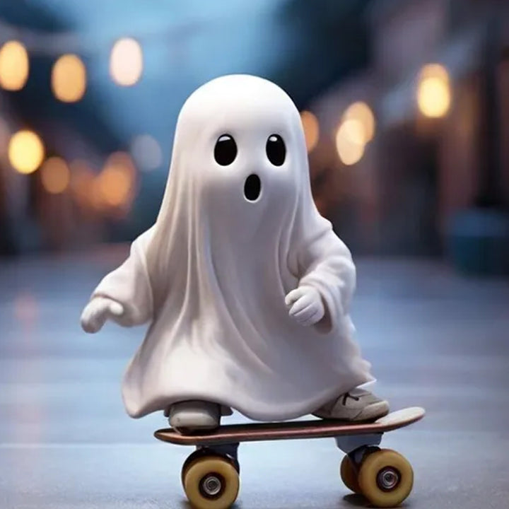 Dekorative Skateboard-Gespenst Figur Karnz