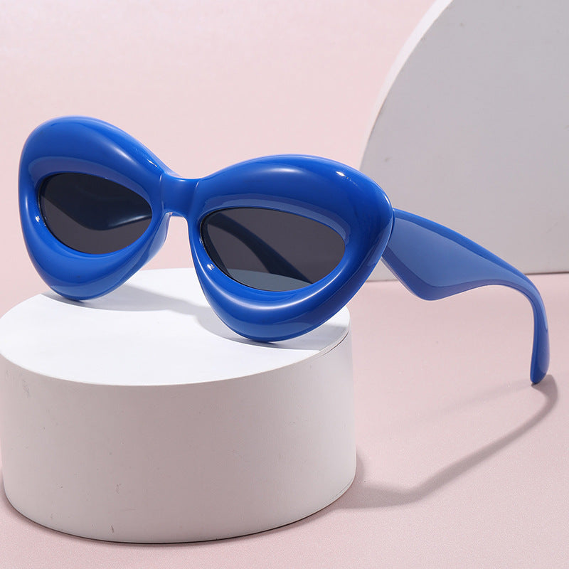 Damen kreative Designer-Sonnenbrille im Cat-Eye-Stil Karnz