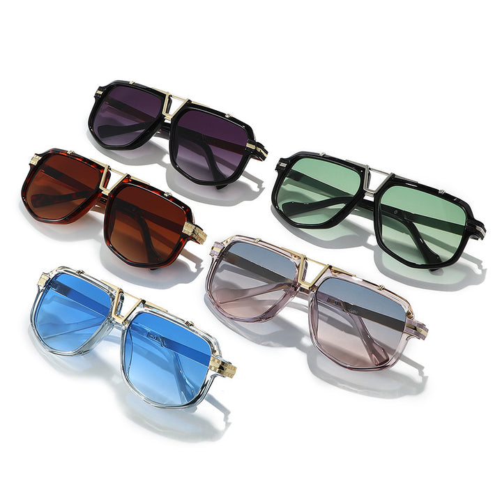 Chic Geometrische Quadratische Rahmen Sonnenbrille Karnz