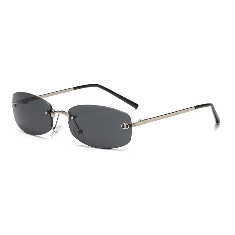 Damen modische Sonnenbrille mit elegantem, schmalem Rahmen Karnz