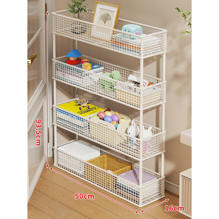 Slim Vertikaler Netzkorb Organizer Regalsystem für enge Räume