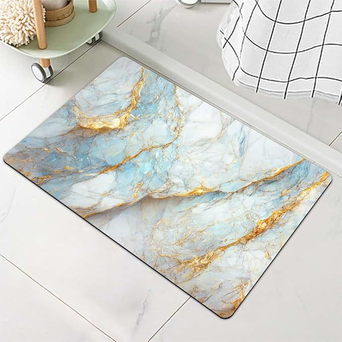 Stylische Wasserabweisende Badematte Karnz