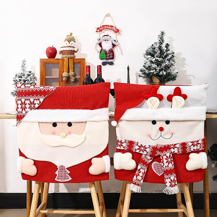 Festlicher Weihnachts-Stuhlüberzug Karnz
