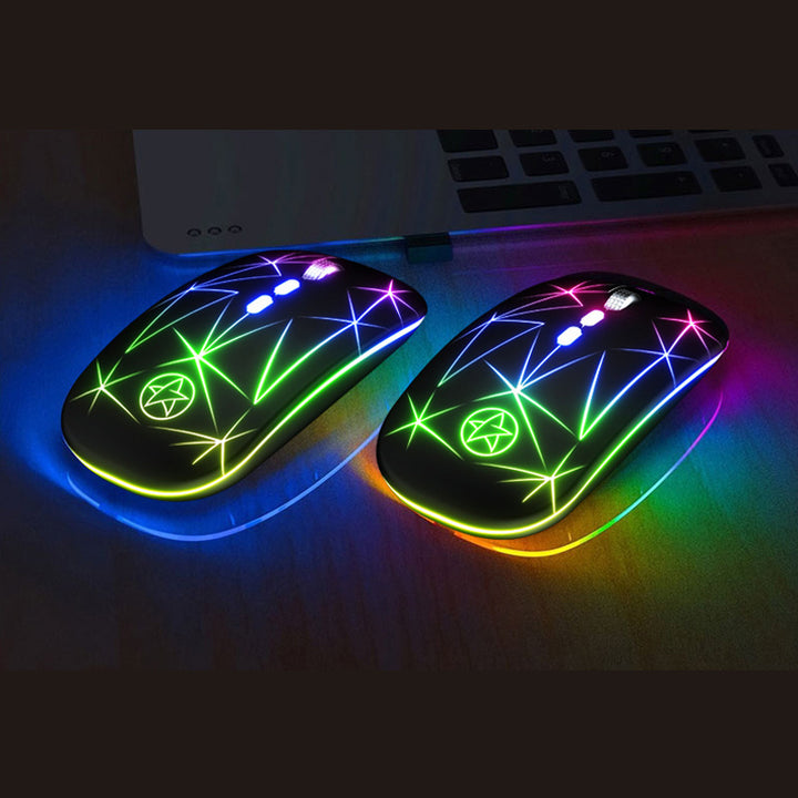 Bluetooth Gaming-Maus mit Dual-Modus und Rgb-Beleuchtung Karnz