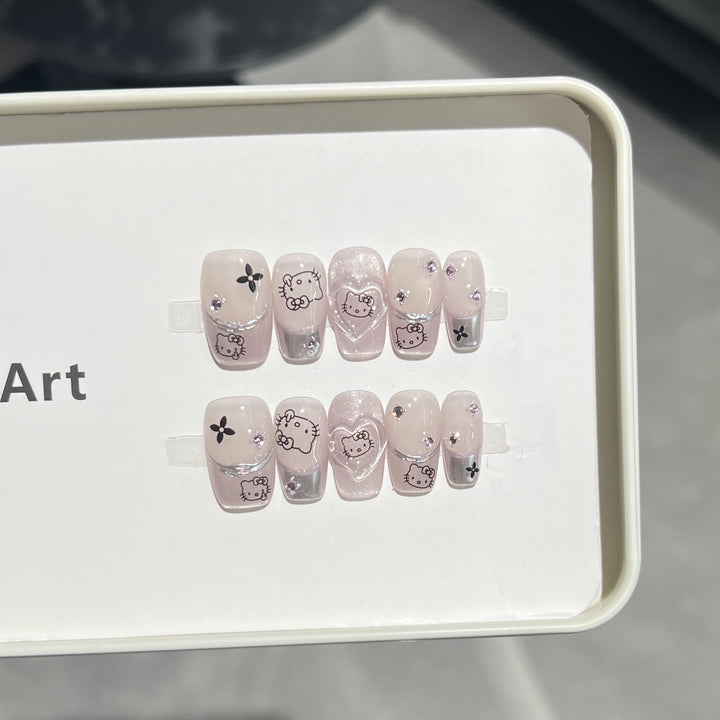 Themen-Press-On-Nail-Art Karnz