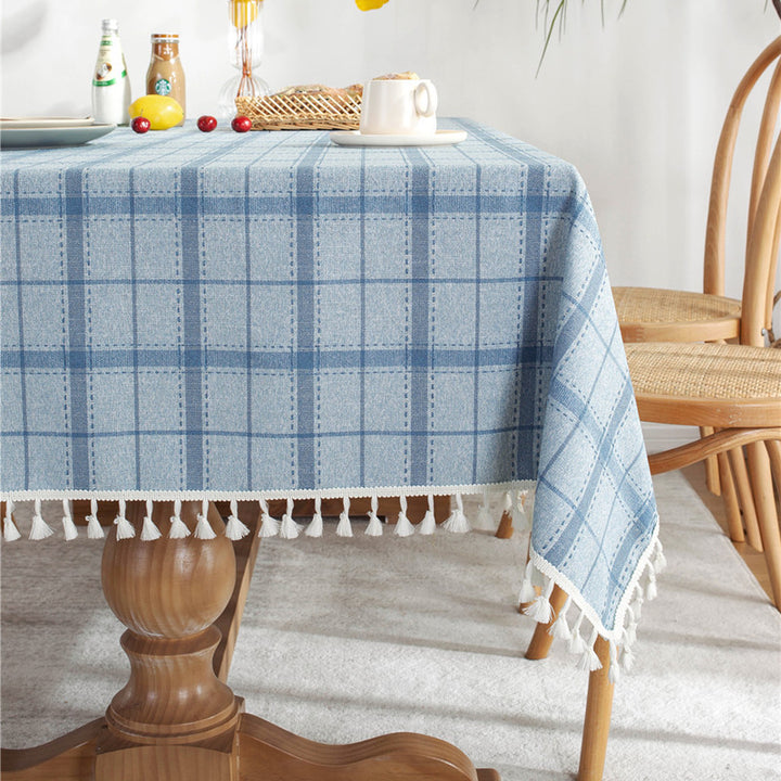 Gemütliche kariert Tischdecke