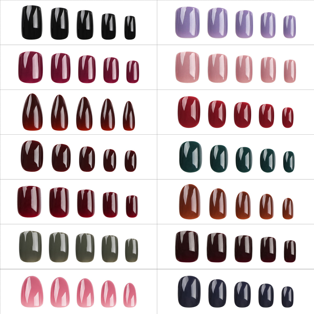 Elegante Nagelkunst mit Glanzfinish Karnz