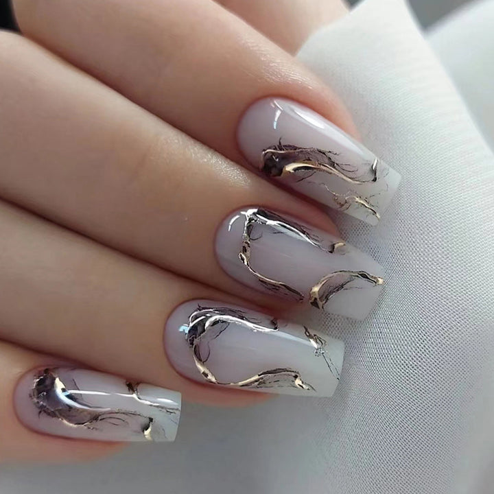 Marmor Design Press-On Nagelverlängerungen Karnz