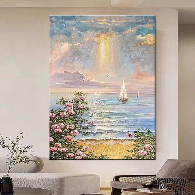 Szenische Seelandschaft Leinwand Wandkunst